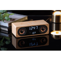 Budík, rádio a nabíjačka telefónu Karlsson KA6059WD, 25cm